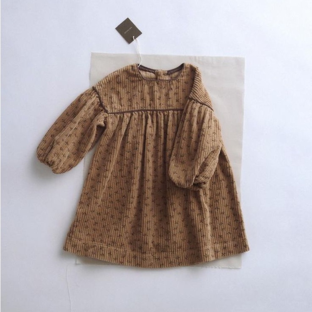 Zara TIMELESZ - FLORAL CORDUROY DRESS